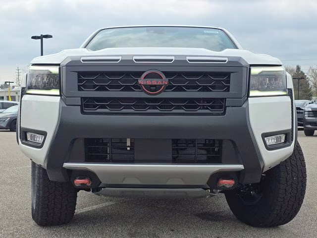 2026 Glacier White Nissan Frontier PRO-4X 4X4 Truck