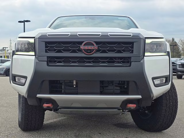 2026 Glacier White Nissan Frontier PRO-4X 4X4 Truck