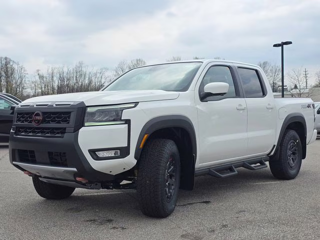 2026 Glacier White Nissan Frontier PRO-4X 4X4 Truck