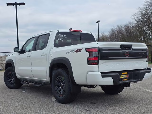 2026 Glacier White Nissan Frontier PRO-4X 4X4 Truck