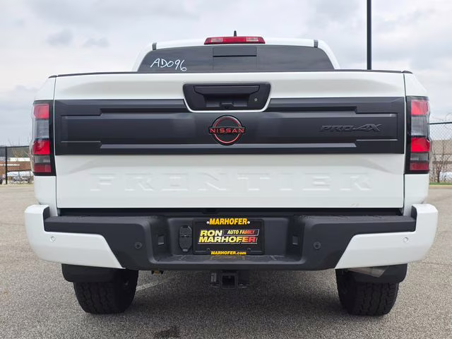 2026 Glacier White Nissan Frontier PRO-4X 4X4 Truck