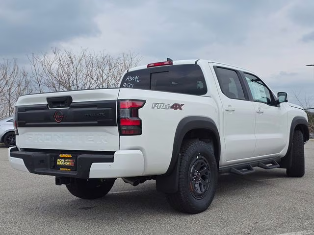 2026 Glacier White Nissan Frontier PRO-4X 4X4 Truck