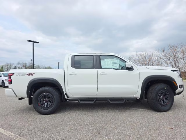 2026 Glacier White Nissan Frontier PRO-4X 4X4 Truck