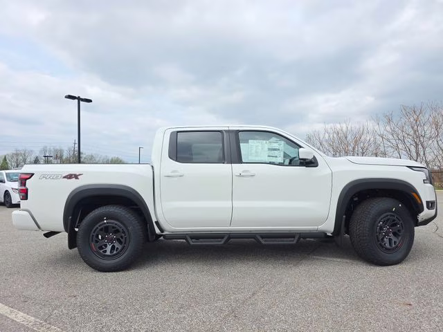 2026 Glacier White Nissan Frontier PRO-4X 4X4 Truck
