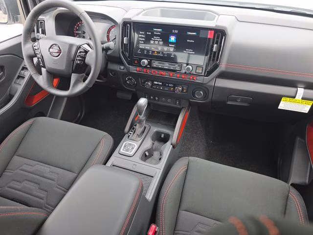 2026 Glacier White Nissan Frontier PRO-4X 4X4 Truck
