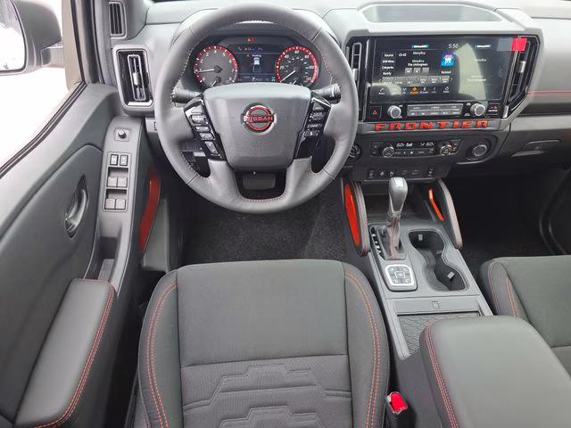 2026 Glacier White Nissan Frontier PRO-4X 4X4 Truck