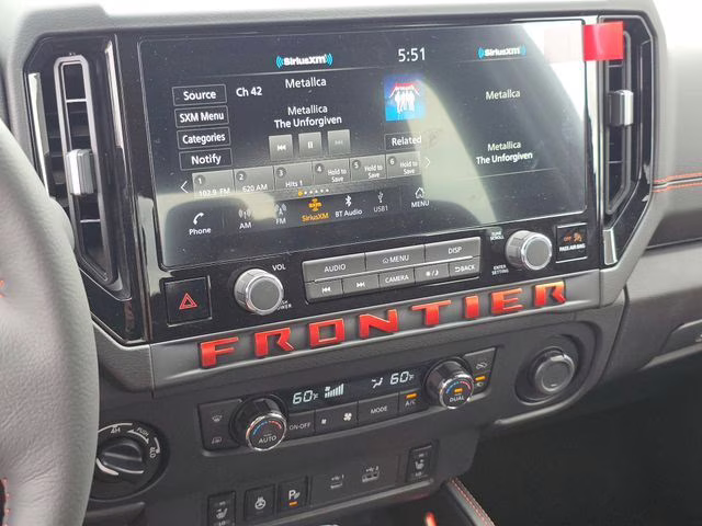 2026 Glacier White Nissan Frontier PRO-4X 4X4 Truck
