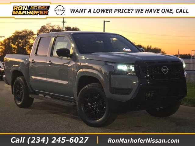 2026 Boulder Gray Pearl Nissan Frontier SV 4X4 Truck
