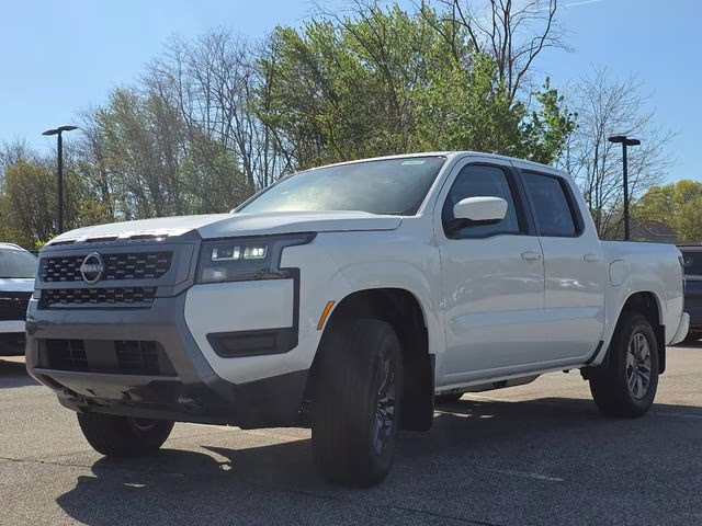 2026 Glacier White Nissan Frontier SV 4X4 Truck