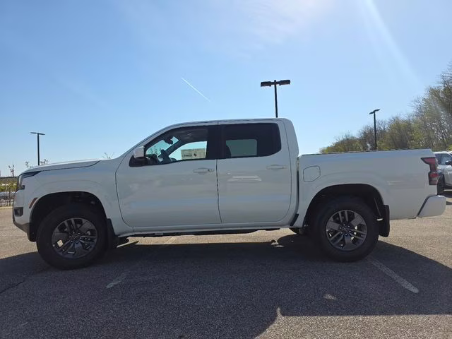 2026 Glacier White Nissan Frontier SV 4X4 Truck