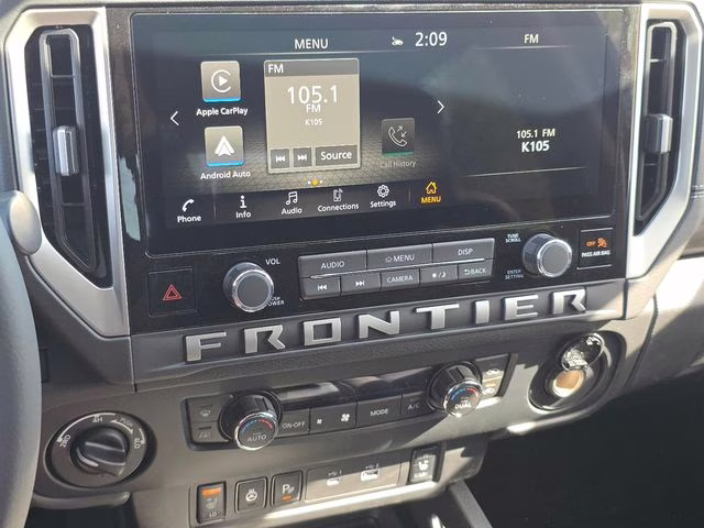 2026 Glacier White Nissan Frontier SV 4X4 Truck