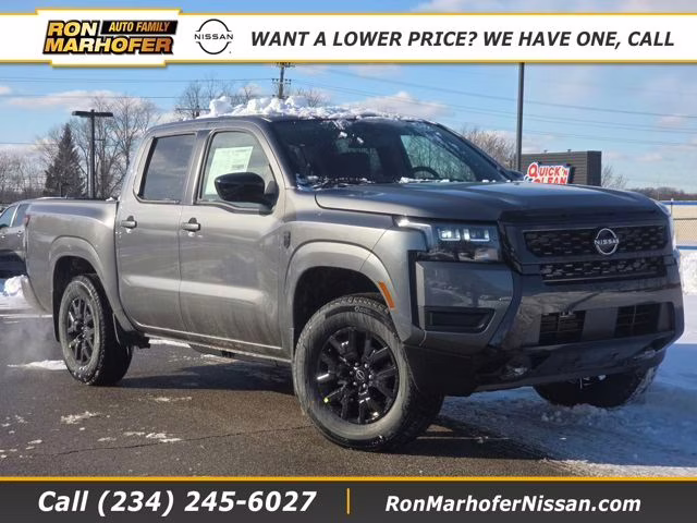 2026 Gun Metallic Nissan Frontier SV 4X4 Truck
