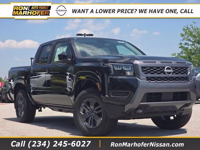 2026 Super Black Nissan Frontier SV 4X4 Truck