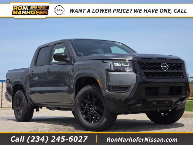 2026 Gun Metallic Nissan Frontier SV 4X4 Truck