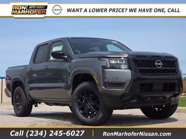 2026 Gun Metallic Nissan Frontier SV 4X4 Truck