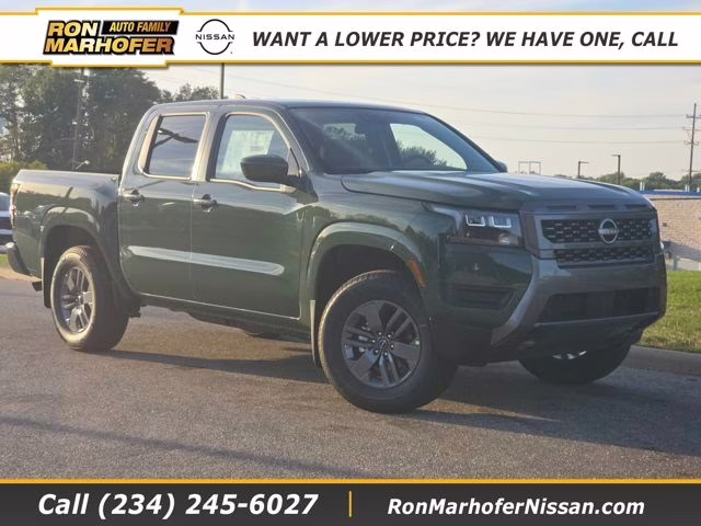 2026 Tactical Green Metallic Nissan Frontier SV 4X4 Truck