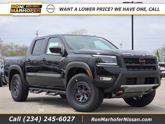 2026 Super Black Nissan Frontier PRO-4X 4X4 Truck