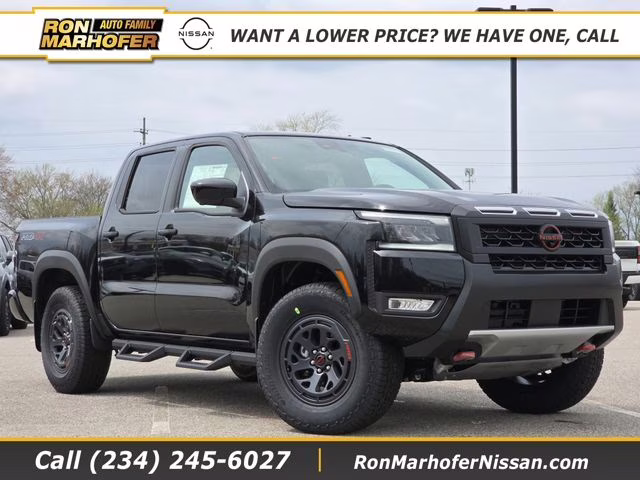 2026 Super Black Nissan Frontier PRO-4X 4X4 Truck