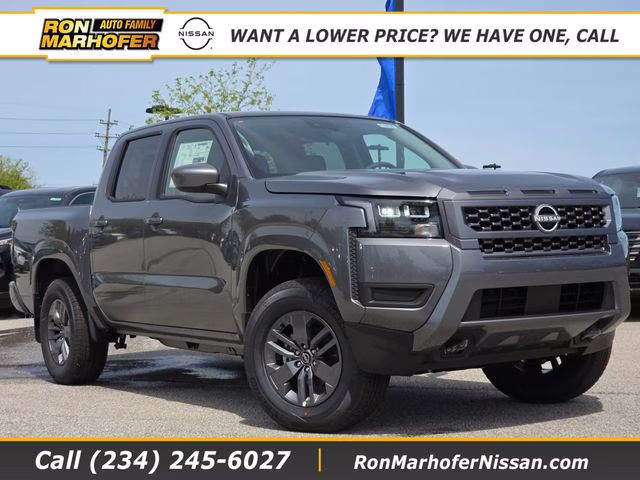 2026 Gun Metallic Nissan Frontier SV 4X4 Truck