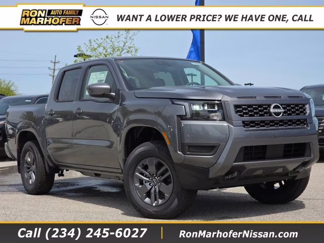 2026 Gun Metallic Nissan Frontier SV 4X4 Truck