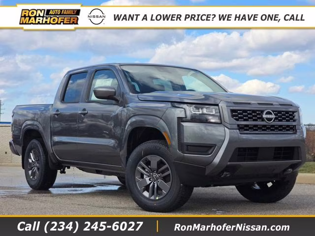 2026 Gun Metallic Nissan Frontier SV 4X4 Truck