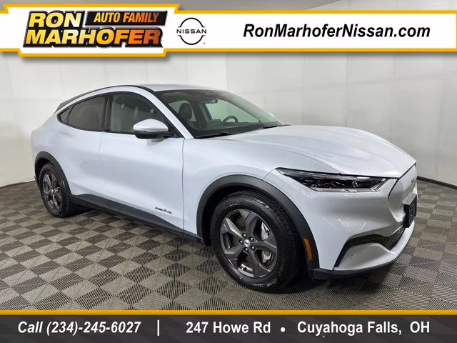 2022 White Metallic Ford Mustang Mach-E Select AWD SUV