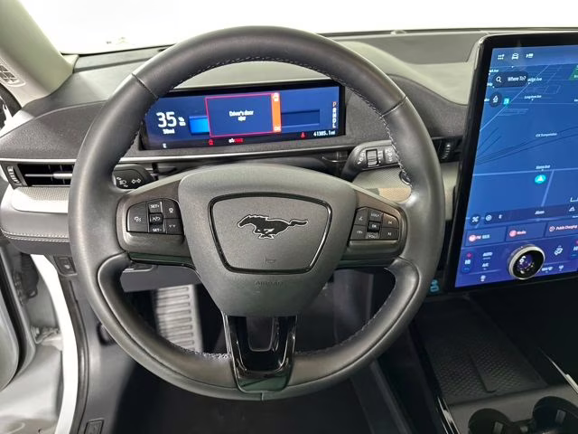 2022 White Metallic Ford Mustang Mach-E Select AWD SUV