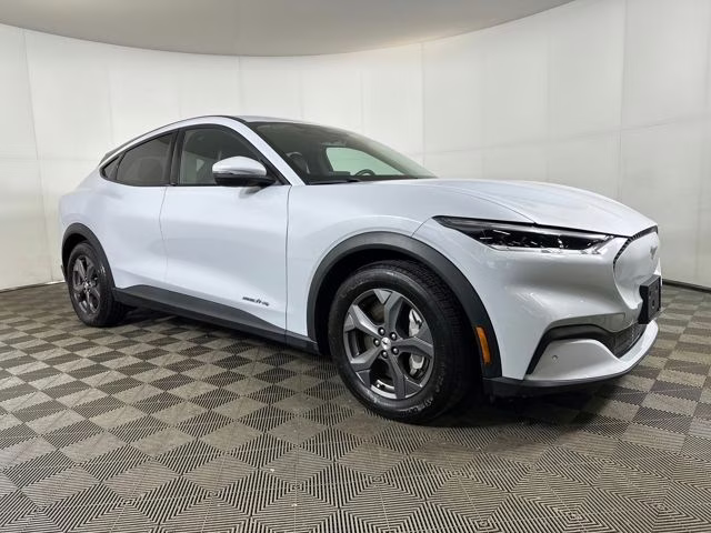 2022 White Metallic Ford Mustang Mach-E Select AWD SUV