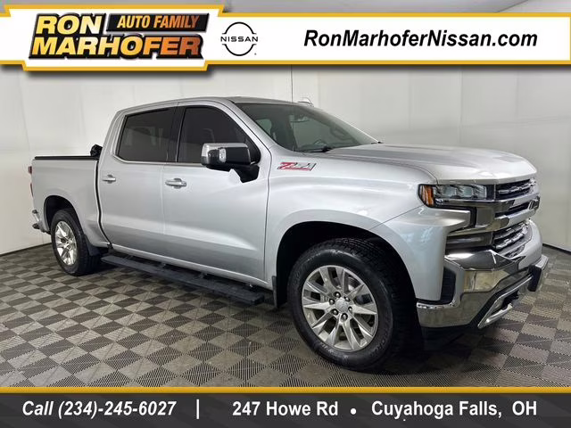 2020 Silver Ice Metallic Chevrolet Silverado 1500 LTZ 4X4 Truck