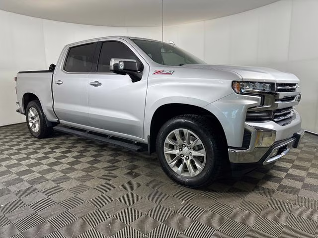 2020 Silver Ice Metallic Chevrolet Silverado 1500 LTZ 4X4 Truck
