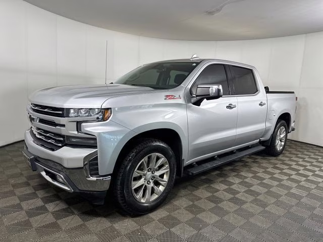 2020 Silver Ice Metallic Chevrolet Silverado 1500 LTZ 4X4 Truck