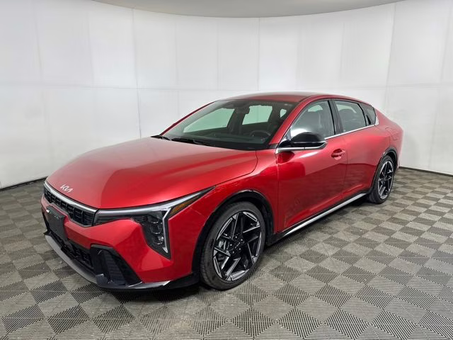 2025 Currant Red Kia K4 GT-Line FWD Sedan