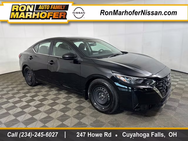 2024 Super Black Nissan Sentra S FWD Sedan