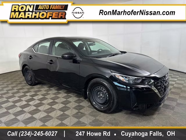 2024 Super Black Nissan Sentra S FWD Sedan