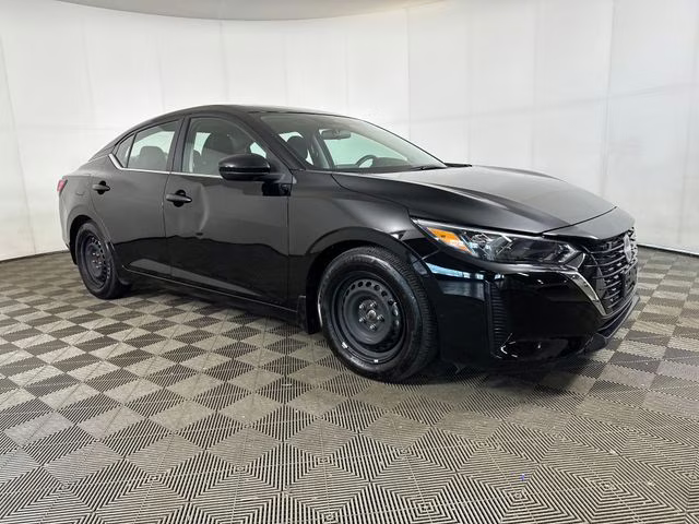 2024 Super Black Nissan Sentra S FWD Sedan