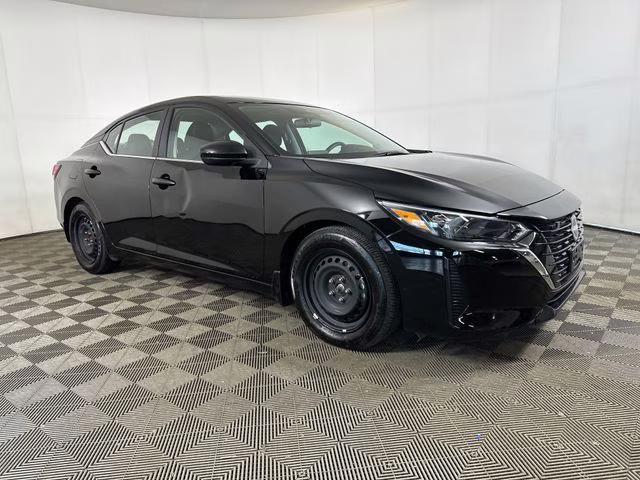 2024 Super Black Nissan Sentra S FWD Sedan