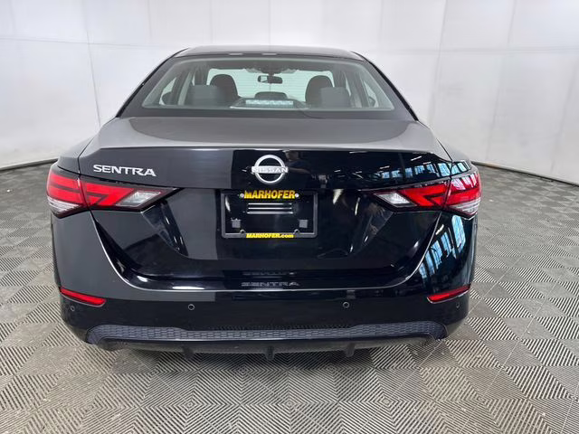 2024 Super Black Nissan Sentra S FWD Sedan