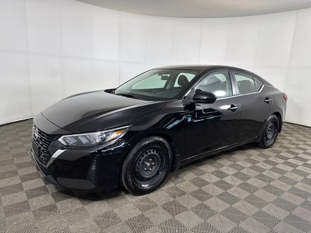 2024 Super Black Nissan Sentra S FWD Sedan