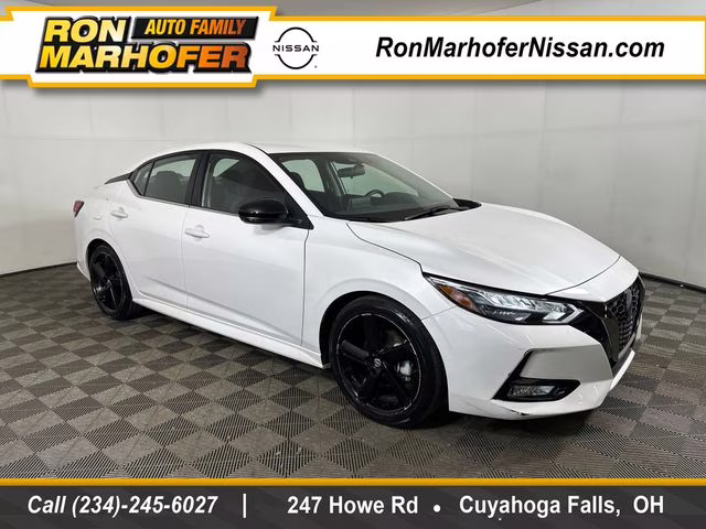 2023 Aspen White Tricoat Nissan Sentra SR FWD Sedan