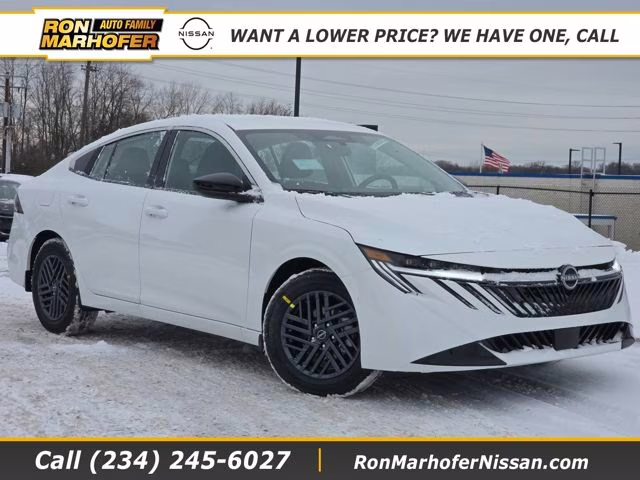 2026 Fresh Powder Nissan Sentra SV FWD Sedan