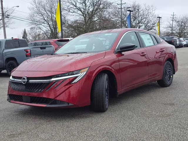 2026 Scarlet Ember Tintcoat Nissan Sentra SV FWD Sedan