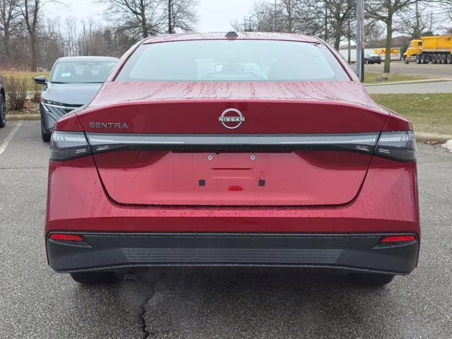 2026 Scarlet Ember Tintcoat Nissan Sentra SV FWD Sedan