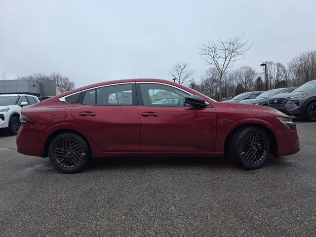 2026 Scarlet Ember Tintcoat Nissan Sentra SV FWD Sedan