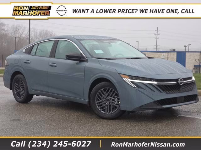 2026 Atlantic Gray Metallic Nissan Sentra SV FWD Sedan