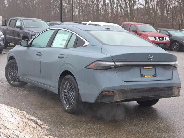 2026 Atlantic Gray Metallic Nissan Sentra SV FWD Sedan