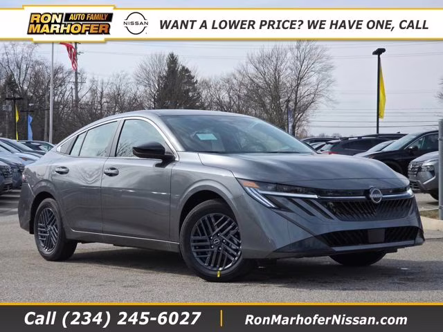 2026 Gun Metallic Nissan Sentra SV FWD Sedan