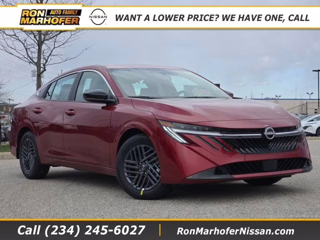 2026 Scarlet Ember Tintcoat Nissan Sentra SV FWD Sedan