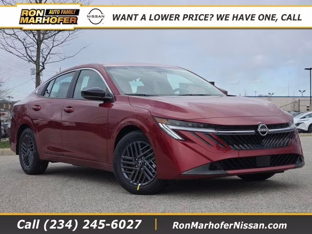 2026 Scarlet Ember Tintcoat Nissan Sentra SV FWD Sedan