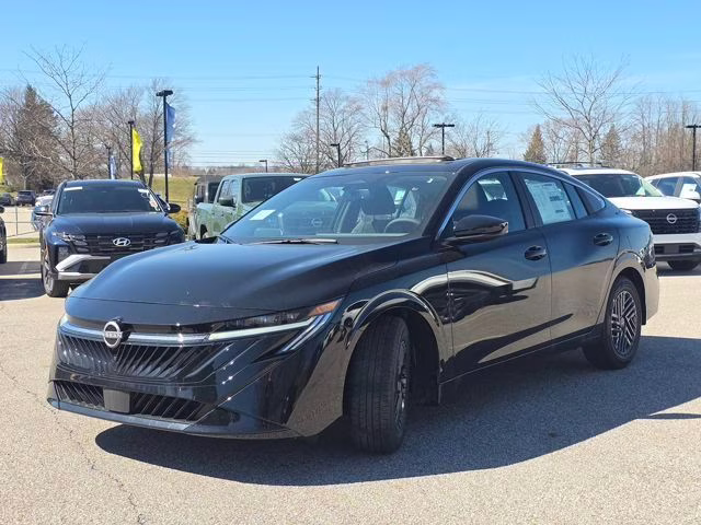 2026 Super Black Nissan Sentra SV FWD Sedan