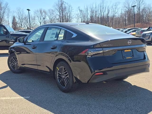 2026 Super Black Nissan Sentra SV FWD Sedan